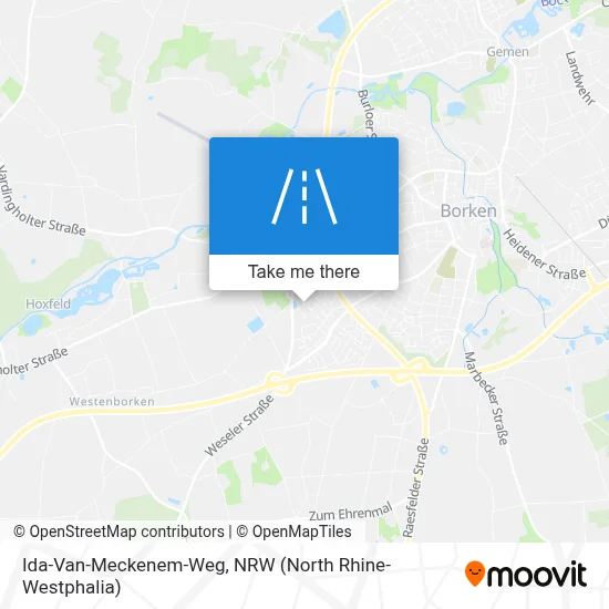 Ida-Van-Meckenem-Weg map