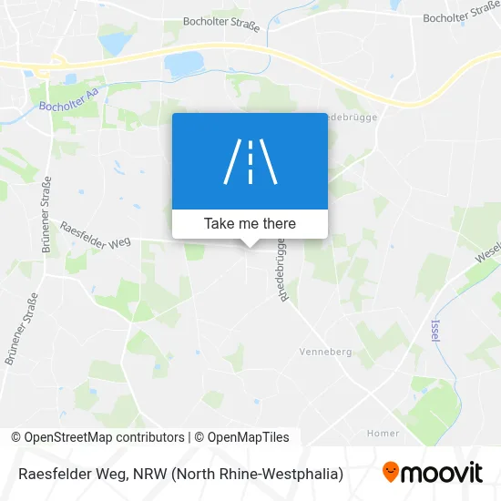 Raesfelder Weg map