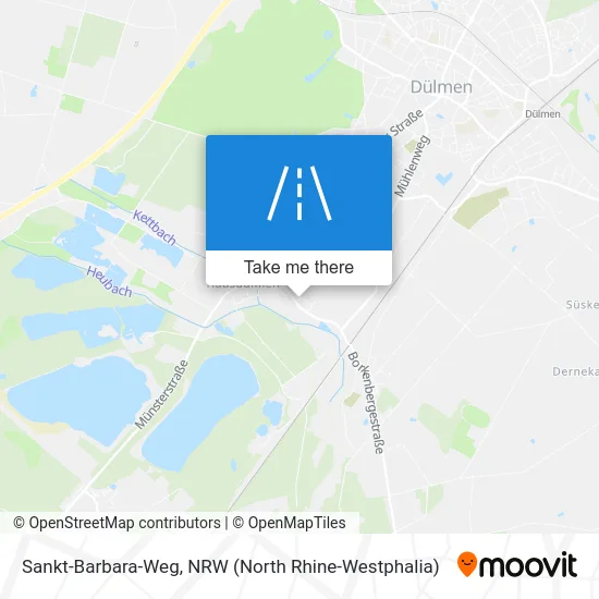 Sankt-Barbara-Weg map