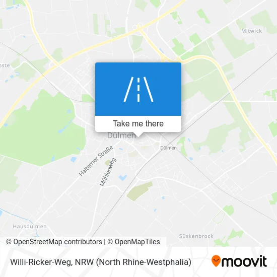 Willi-Ricker-Weg map