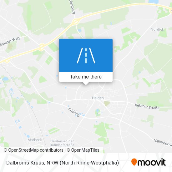 Dalbroms Krüüs map