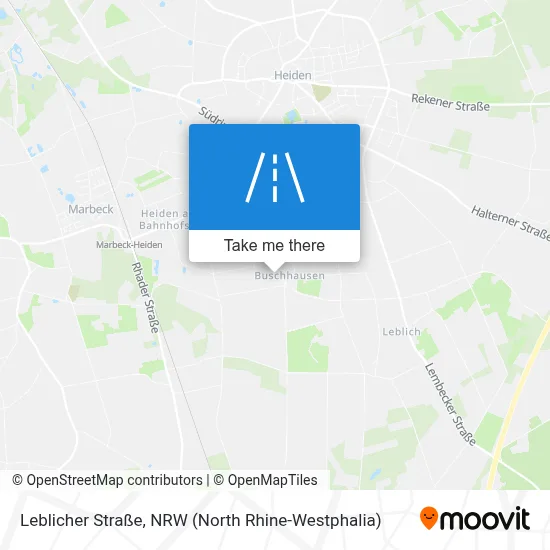 Leblicher Straße map