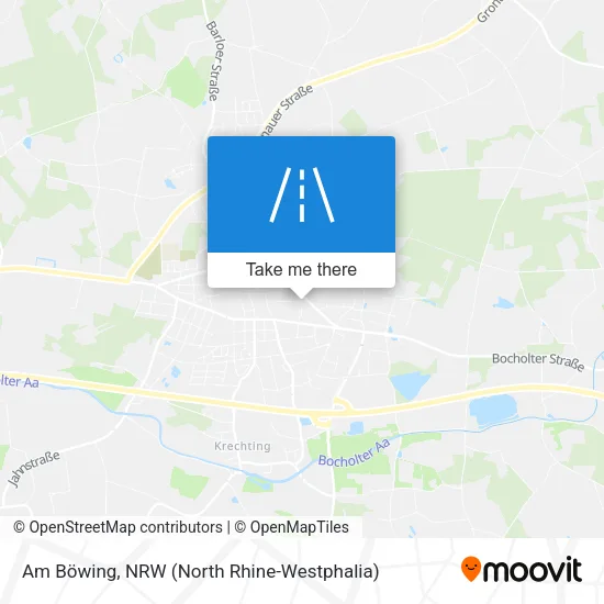 Am Böwing map