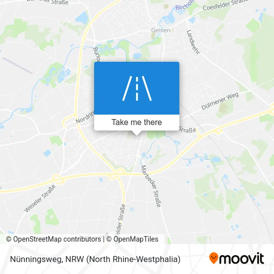Карта Nünningsweg