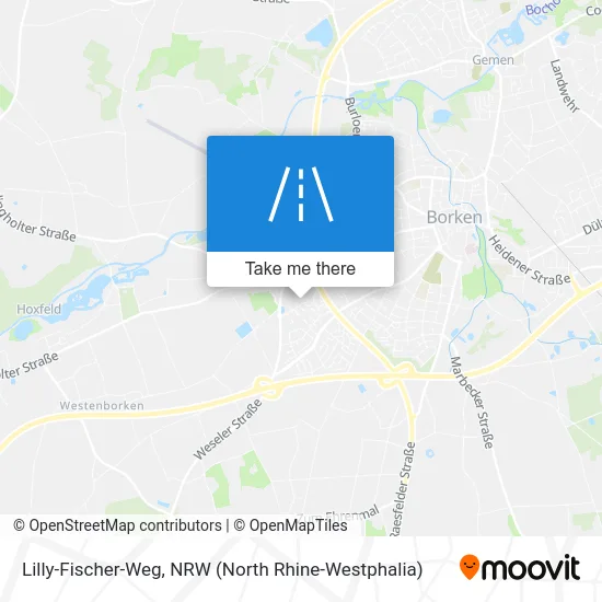 Lilly-Fischer-Weg map