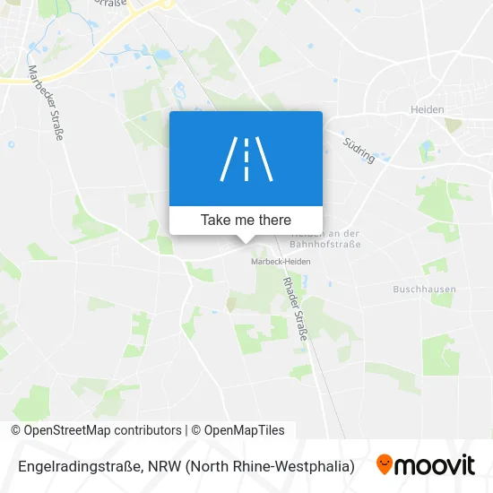 Engelradingstraße map