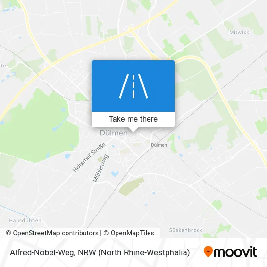 Alfred-Nobel-Weg map