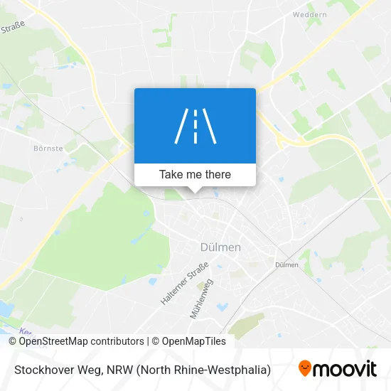 Карта Stockhover Weg