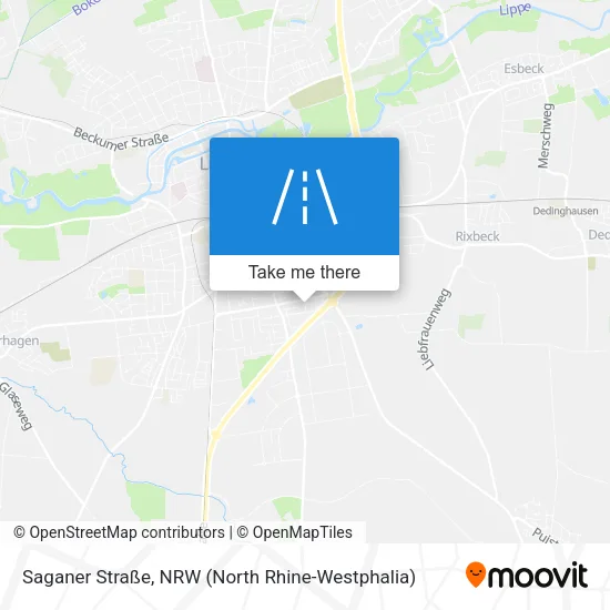 Saganer Straße map
