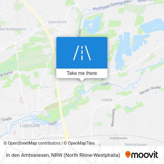 In den Amtswiesen map