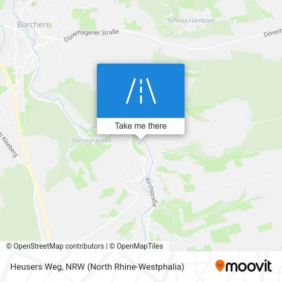 Карта Heusers Weg