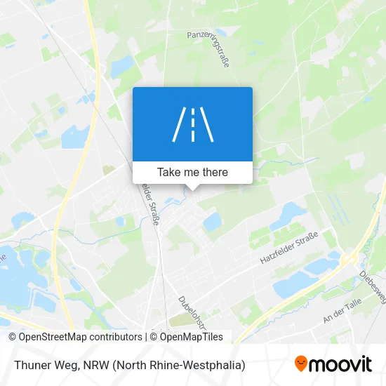 Thuner Weg map