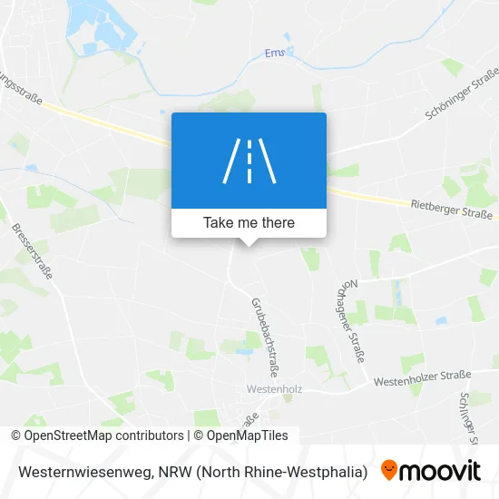 Карта Westernwiesenweg