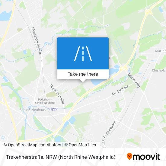 Карта Trakehnerstraße