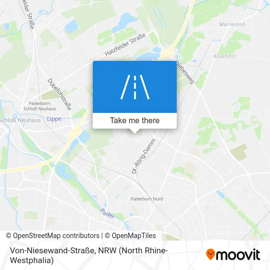 Карта Von-Niesewand-Straße