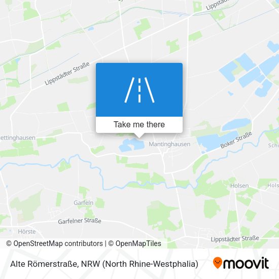 Alte Römerstraße map