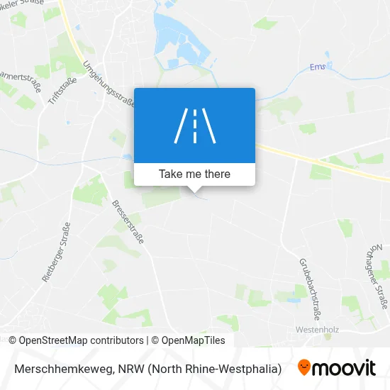 Merschhemkeweg map