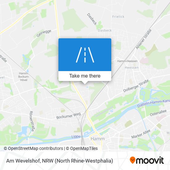 Am Wevelshof map