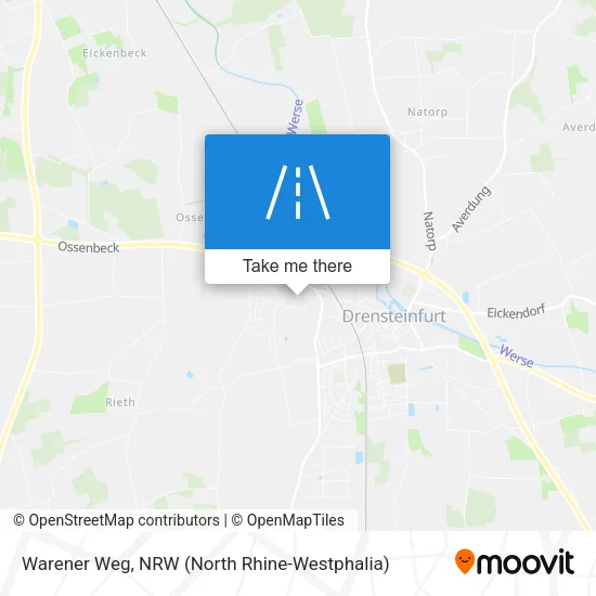 Карта Warener Weg