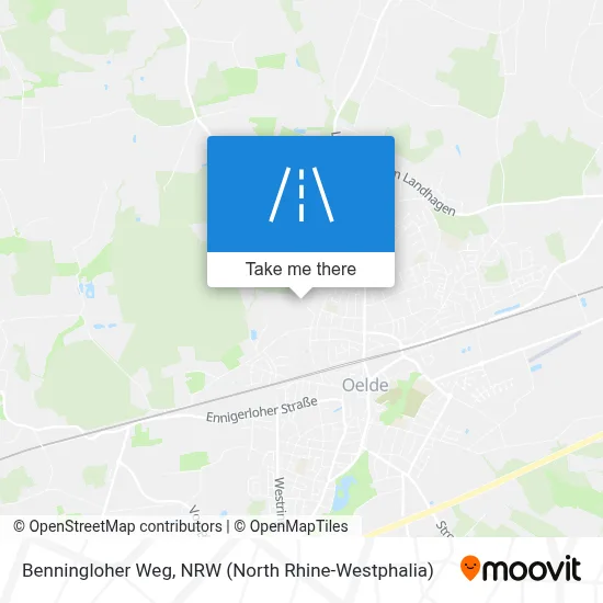 Benningloher Weg map