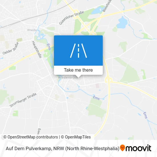 Карта Auf Dem Pulverkamp