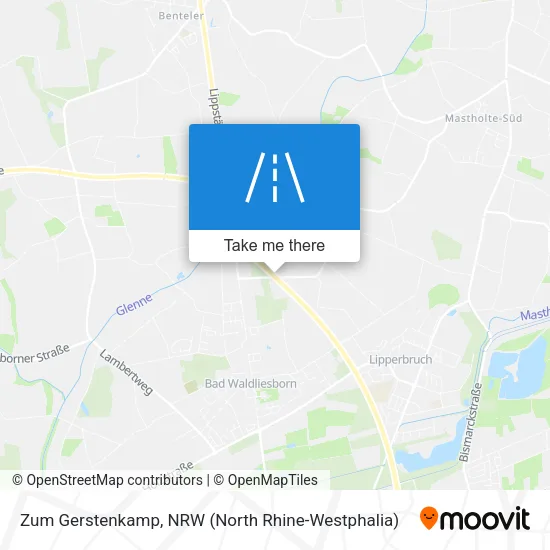 Карта Zum Gerstenkamp