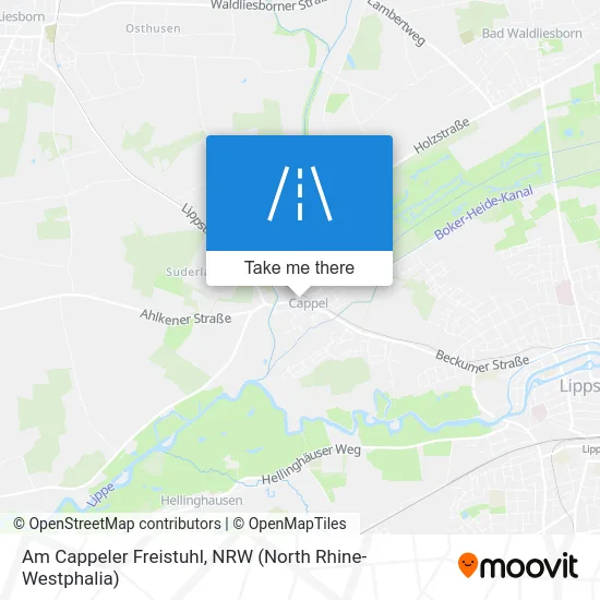 Карта Am Cappeler Freistuhl