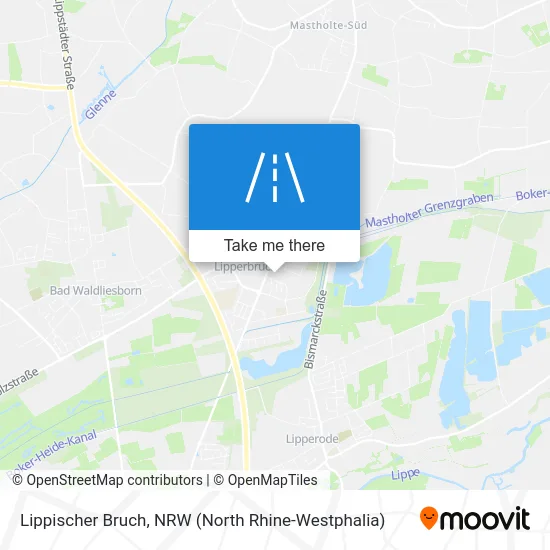 Lippischer Bruch map