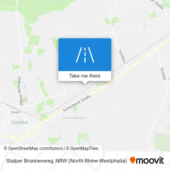 Stalper Brunnenweg map