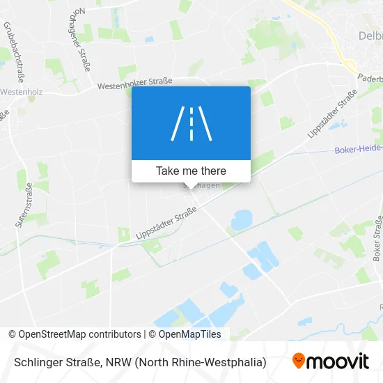 Карта Schlinger Straße