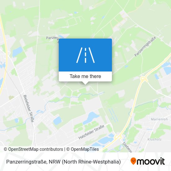 Panzerringstraße map