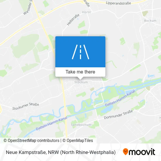 Карта Neue Kampstraße