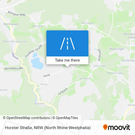 Horster Straße map