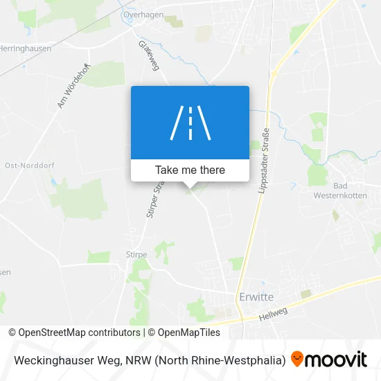 Карта Weckinghauser Weg