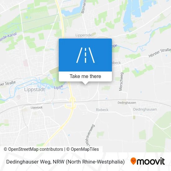 Карта Dedinghauser Weg