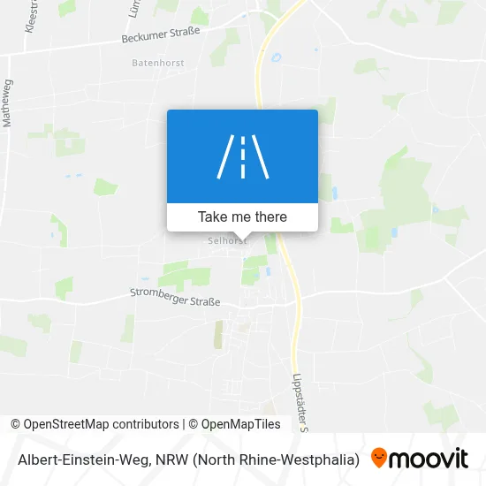 Albert-Einstein-Weg map