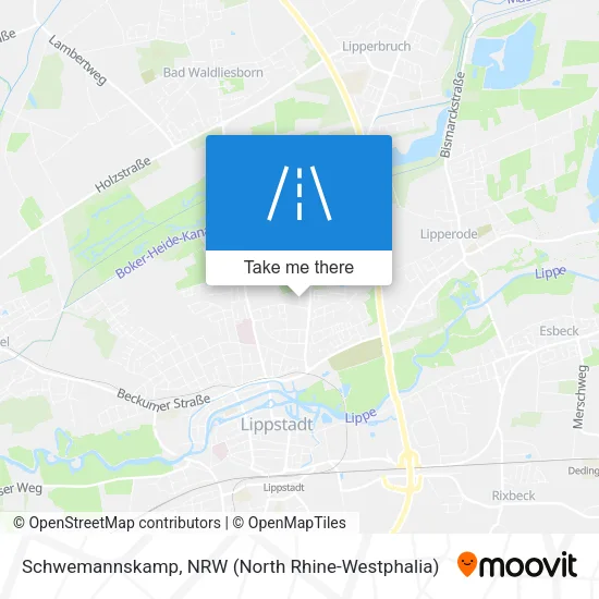 Карта Schwemannskamp