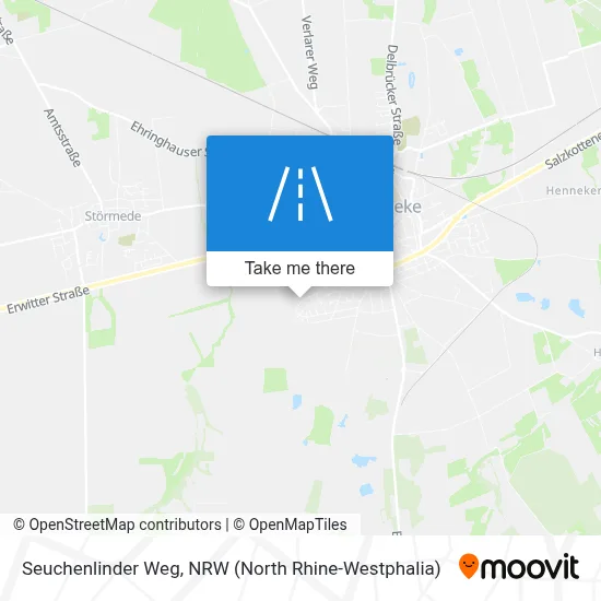 Seuchenlinder Weg map