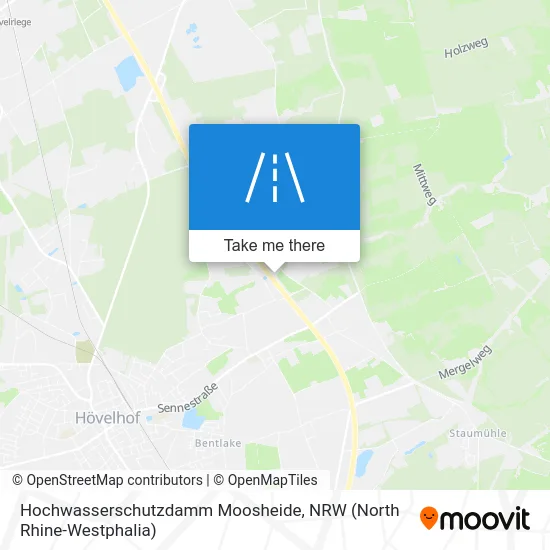 Карта Hochwasserschutzdamm Moosheide