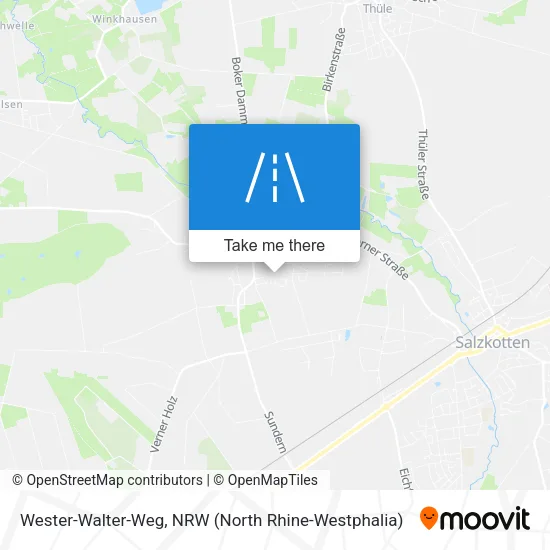 Карта Wester-Walter-Weg