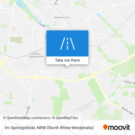 Карта Im Spiringsfelde