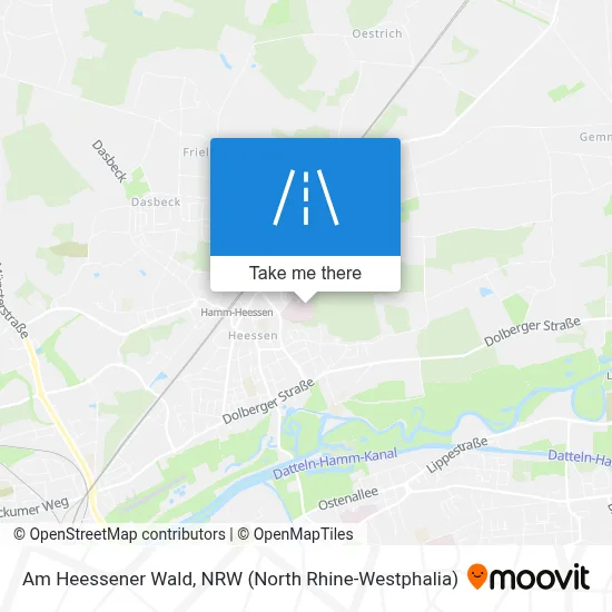 Am Heessener Wald map