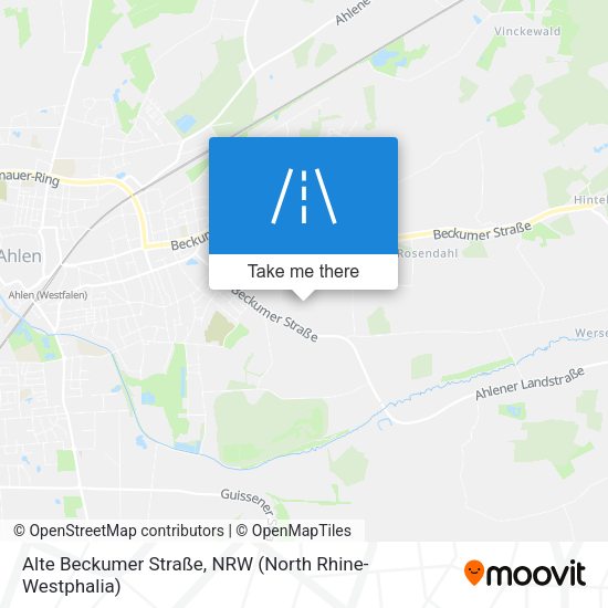 Alte Beckumer Straße map