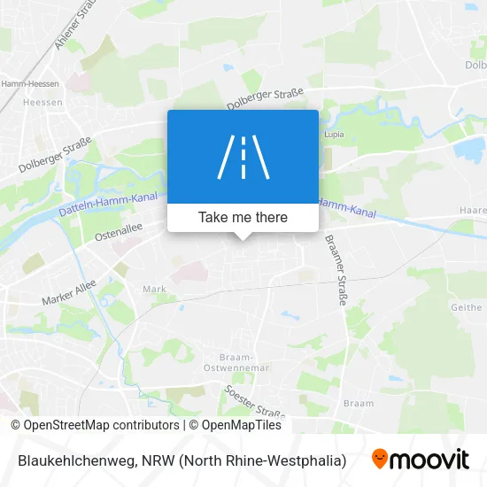 Карта Blaukehlchenweg