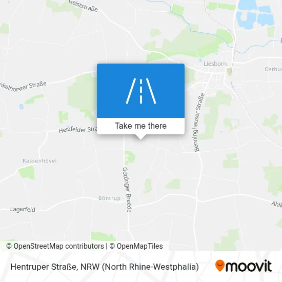 Hentruper Straße map