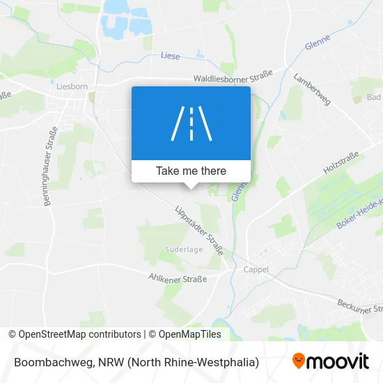 Boombachweg map