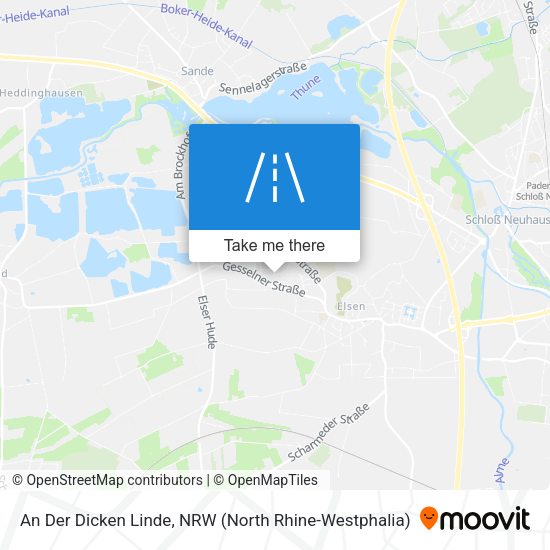 An Der Dicken Linde map