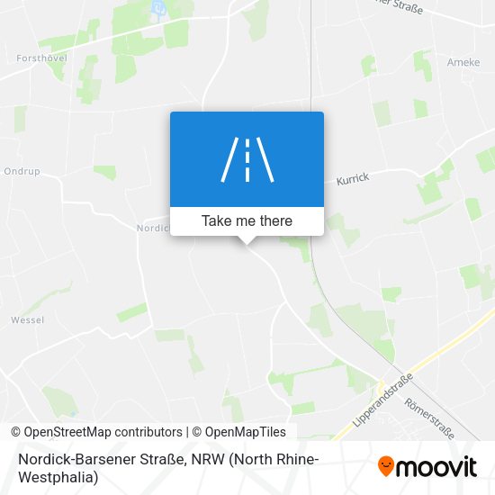 Nordick-Barsener Straße map