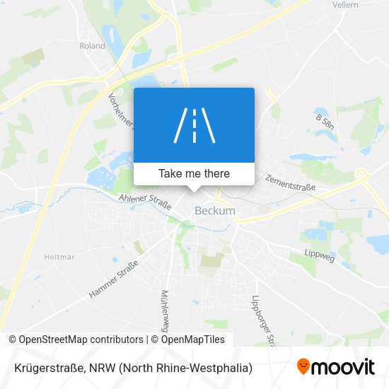 Krügerstraße map