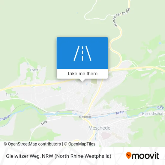 Карта Gleiwitzer Weg